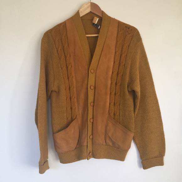 Sweaters - Vintage Mustard Cardigan